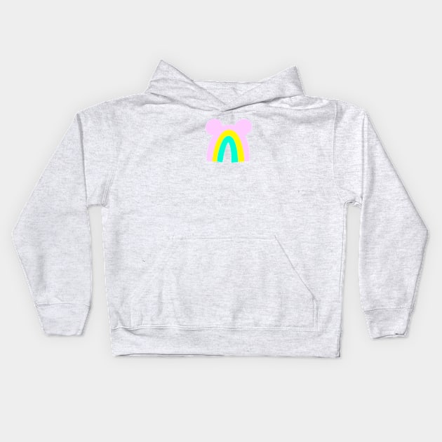 Rainbow Mouse Kids Hoodie by Magically Megan 